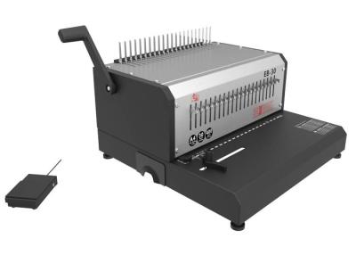 China A4 Size Electric Comb Binder Machine With Full Steel Construction Stable for sale