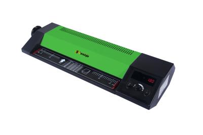 China Office Laminating Machine Hot Roller Classroom Laminating Machine Digital Display A3 Size Laminator for sale