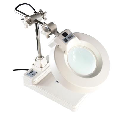 China Led Light Desktop Magnifier Led 10x 20x OEM Light Glass Wholesale To Repair Indicating Flexible Glass Magnifying Led Lamp Magnifier Lamp for sale