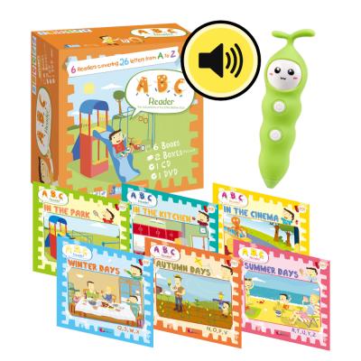 China Educational Toy ABC Reader Set Plus Smart Reading Pen XY1805 Kids Reader Reading Book with Reading Pen for sale