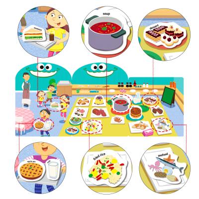 China Kids Sticker Book English Study Stickers Eco-friendly Educational Toy Children's Stickers For Kids for sale