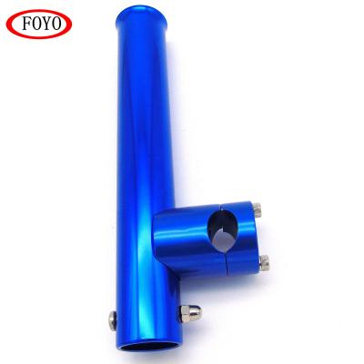 China Used In Marine Fishing Accessories FOYO 90 Degree Strong Aluminum Vertical Boat Fishing Rod Holder for sale