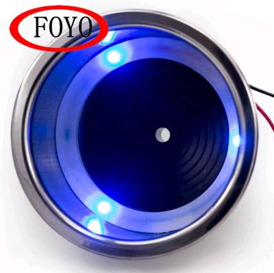 China Used in Foyo Brand 304 Marine Stainless Steel LED Cup Holder Marine Flush Mount Drinks Holder Boat Leisure for Boat and Sailboat for sale