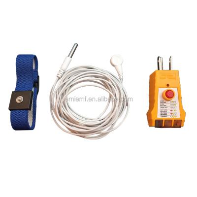 China Grounding Grounding EMF Shield BLOCK EMF Grounding Rope With Anti Static Wrist Strap To Ground for sale