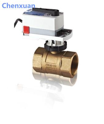 China HVAC System Made In China Electric Ball Valve Series Copper Valve for sale