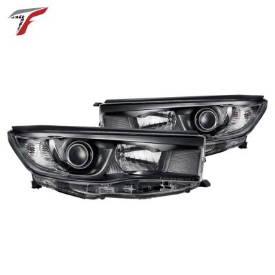 China Full LED Headlight Upgrade 3 Lens Plug & Play Running Lens For Toyota Highlander 2018 97.5*35*54cm for sale