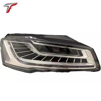 China Car Light A8 LED Headlight For Audi 2014-2017 A8 HID Upgrade LED Version Headlight Modified for sale