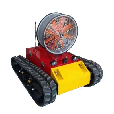 China Fire Fighting Chassis Extinguisher Fire Extinguisher Fire Water Pump Multifunctional Remote Control Rubber Tracked Robot for sale