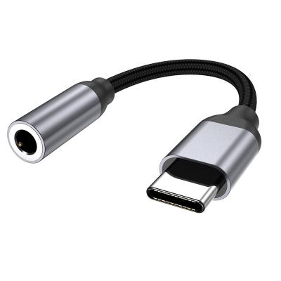 China Music Listening USB C to Aux Audio Converter. 3.5mm Earphone Port Adapter USB-C Cable for sale