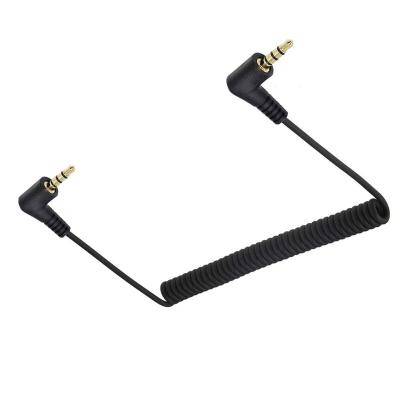 中国 Plug and play 3ft 3.5mm TRS to 3.5mm male right angle patch adapter cable for camera 販売のため