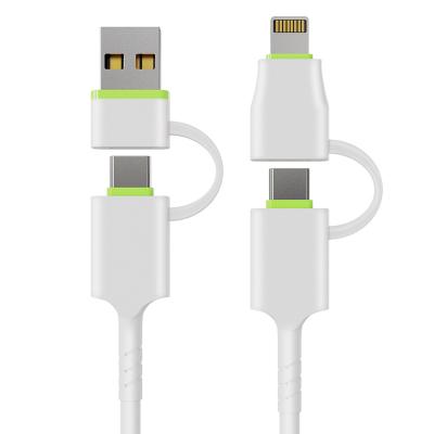 中国 MP3/MP4 Player 4 in 1 USB C Charger Fast Charging Cable with PD Cable Data Transmission 販売のため