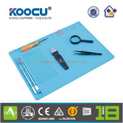 China Repair Pad [KOOCU] Thermal Insulation S120 Heat Resistant Repair Pad Silicone Welding Working Anti-Static Mat for sale