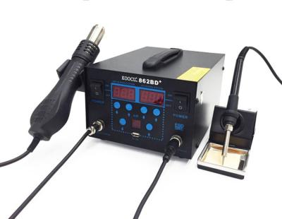 China Work Separately [KOOCU] 862BD+ Hot Air Gun Pneumatic Gun Rework Soldering Soldering Station for sale