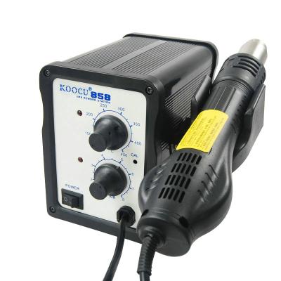 China Rework station with hot air gun [KOOCU] 858 SMD rework station hot air soldering gun for sale