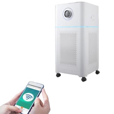 China Smart Wifi Air Purifier App Sterilization Purificador De L'Aire Household Portatil Anion Air Humidification UV Smoke Removal Purifier for sale