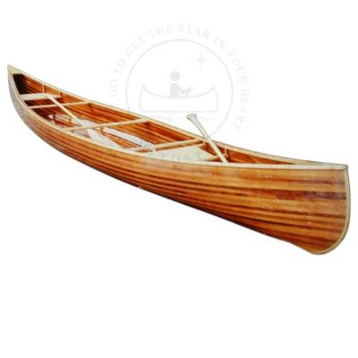 China Fishing METOSTAR Cedar Wood Fishing Kayak / Boat / Canoe With Strip Normal 16' For Family Use for sale