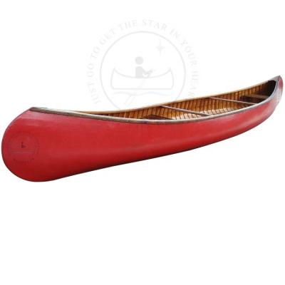 China Fishing Wooden Kayak/Boat/MST Chinese Handmade Cedar Canoe With Ribs Recreational Fishing Boating for sale