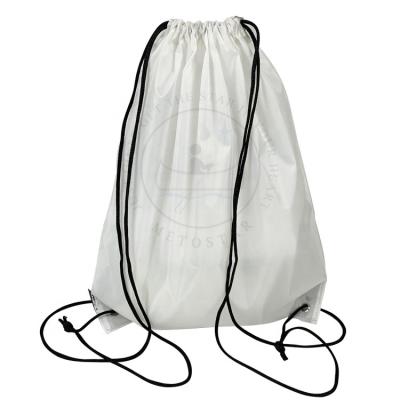 China Eco-friendly Thoughtful Drawstring Bags Sports Gym Backpack Pull String Backpacks Strap Tote Bag for sale