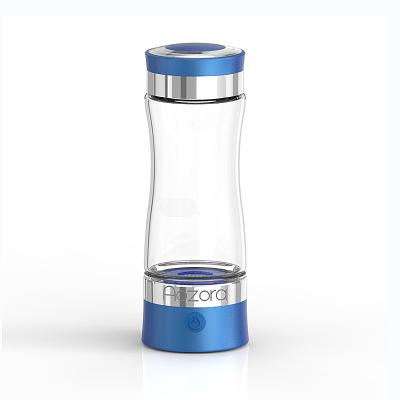 China Hotel Hydrogen Water Bottle Inhaler for Travel and Home, Refillable 300ml PEM Technology Ionized Water Generator for sale