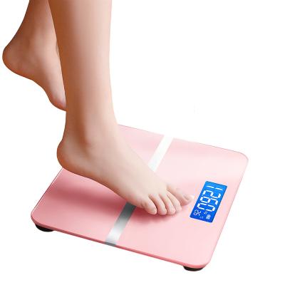 China Body Border Scales Glass Bedroom Scales Body Scale Smart Home Electronic Health Scale for sale