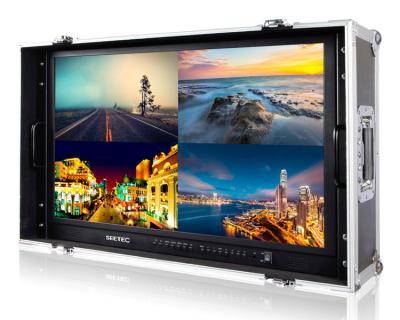 China SEETEC Broadcast Field 4k 28 Desktop Monitor With Quad Sliding Display SDI HDMI Input And Output for sale