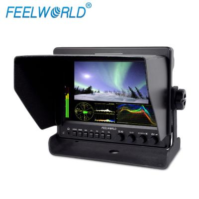 China On-camera monitor FEELWORLD 7 inch dslr camera external LCD monitor IDS input with waveform vector scope histogram for sale