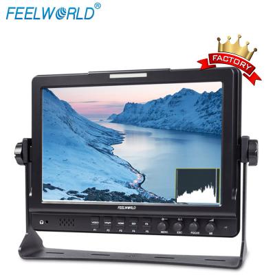 China dslr lcd monitor full hd 10inch high brightness cost effective for on-camera use with peaking focus assist FW1018SPV1 for sale