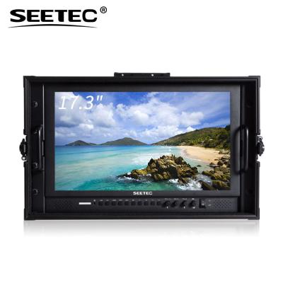 China SEETEC Professional Video Monitor 17 Inch Speaker Full HD SDI Production Display With Flight Case for sale