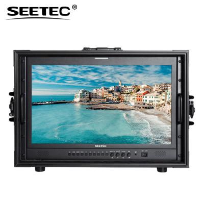 China Full HD 1920x1080 3G/HD/SDI Input and Output Curved Seetec IPS 22 inch Continue Monitor for sale