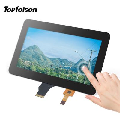 China Topfoison custom 7.0 inch square screen MIPI interface tft lcd panel with 1024*600 resolution 7 inch for sale