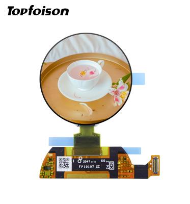 China Topfoison 454*454 1.39 inch round watch IPS color circular AMOLED MIPI SPI screen display module with 1.39 inch capacitive touch screen for sale