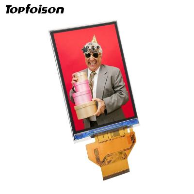 China Topfoison 3.5 inch 320*480 resolutions tft lcd display module screen with RGB/MCU/SPI interface for 3.5 inch wearable devices for sale