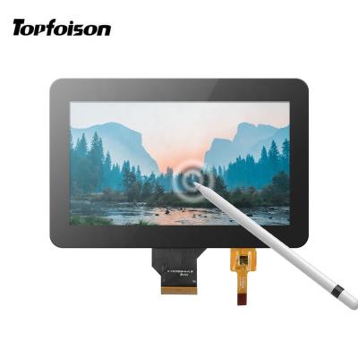 China Topfoison 7.0 inch 800*480 TFT LCD display module RGB24BIT touch screen interface with resistive capacitive touch screen 7.0 inch for sale