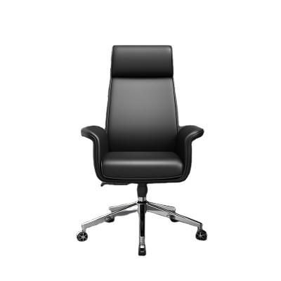 China Home Office Swivel Rotation Executive Chairs YZ28 Lumbar Support Study Chair High Back Office Leather Chair for sale