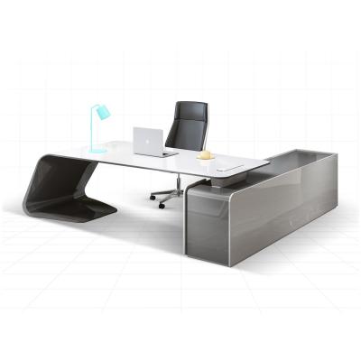 China LBZ03 executive moderncomputer extendable moderncomputer office manager desk manager desk wood manager desk table for sale