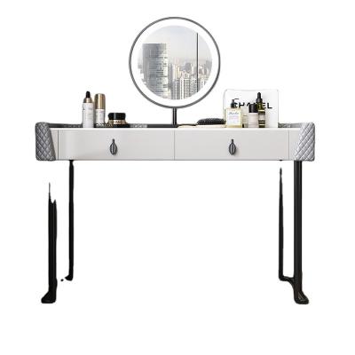 China SZT03 Storage Light Girl Dressing Table And Chair Set Luxury Dressing Table With Mirror Bedroom Furniture for sale