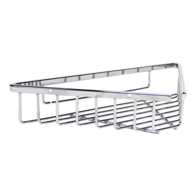 China Wall Mounted Type Wire Metal Shower Corner Caddy Bathroom Shelf Basket Spa Wall Mounted Tower for sale