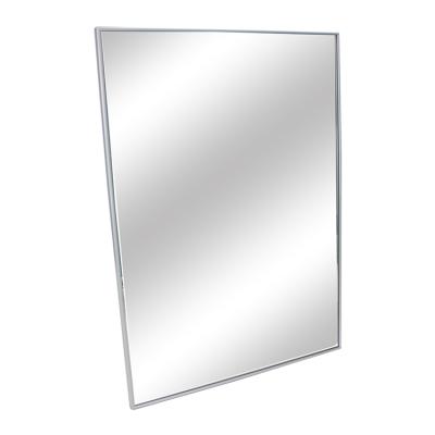 China Rectangle Aluminum Wall Mounted Home Decoration Frame Vintage Bathroom Bright White Smart Mirror for sale