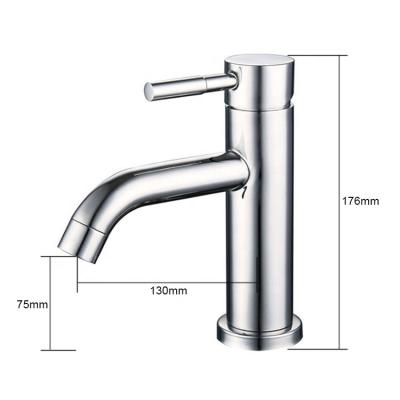 China Modern Stainless Steel Single Handle Hot And Cold Water Faucet, UPC Bathroom Basin Faucet for sale