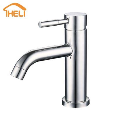 China Modern Standard Water Saving HELI CUPC Stainless Steel Lead Free Leakable Faucet, Health Faucet, Basin Faucet for sale