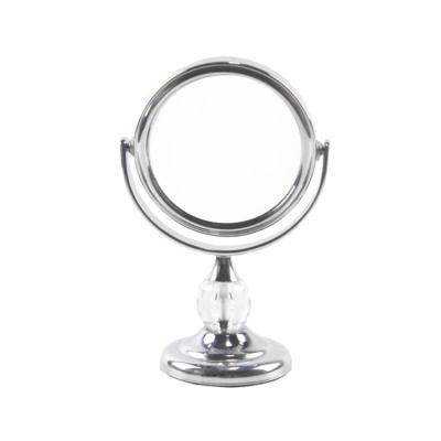 China Free Shipping Cheap Magnifying China Ladies Metal Makeup Table Glass Standing Cosmetic Mirror for sale