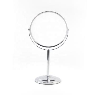 China China Cheap Magnifying Metal Makeup Table Ladies Glass Standing Cosmetic Mirror for sale