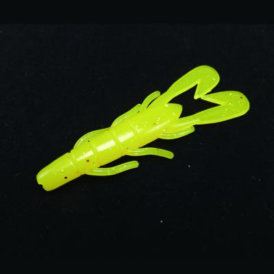 China Hotsale 85mm Lure 6g Artificial Shrimp Worm Rubber Soft Fishing Tackle for sale