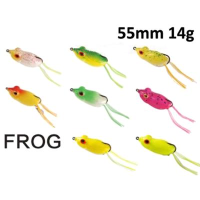 China Plastic Artificial Soft Frog Bait Fishing Lures Snakehead for sale