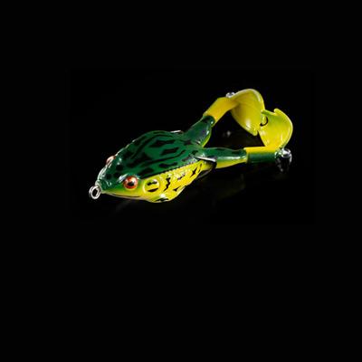 China Hotsale Plastic Fishing Frog Softbait 14g 90mm Soft Fishing Lures Float Fishing Double Hook for sale