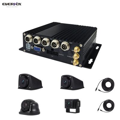 China AHD 8 channel 1080P 3g/4g car dvr system for truck rack security EV-604DVR-AHD for sale