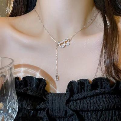 China FASHIONABLE Factory OEM ODM Hot Sale Women's Choker Letter Jewelry Personalized Initial Name Necklace For Women for sale