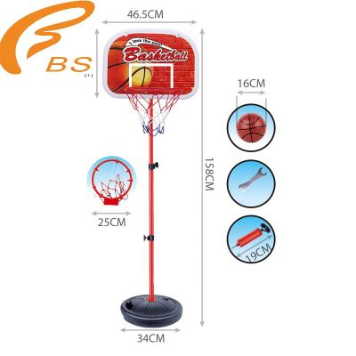 China Newest Sports Toys Basketball Toy Hoop Stand Height Adjustable 96*32*74cm for sale