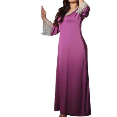 China Turkish Abaya Silk Medium Muslim Wedding Dresses Robe Dubai Wedding Dress Turkish Muslim Long Formal Gowns 2020 for sale