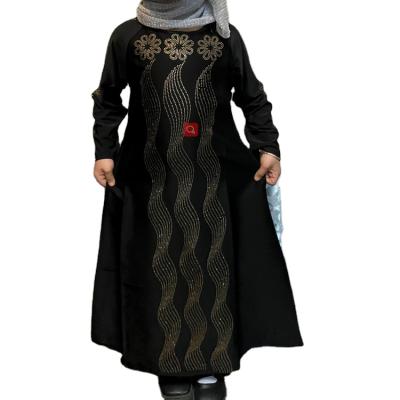 China Polyester good quality turkish pray girls eid dress muslim kids wear islamic kids muslim clothing for sale